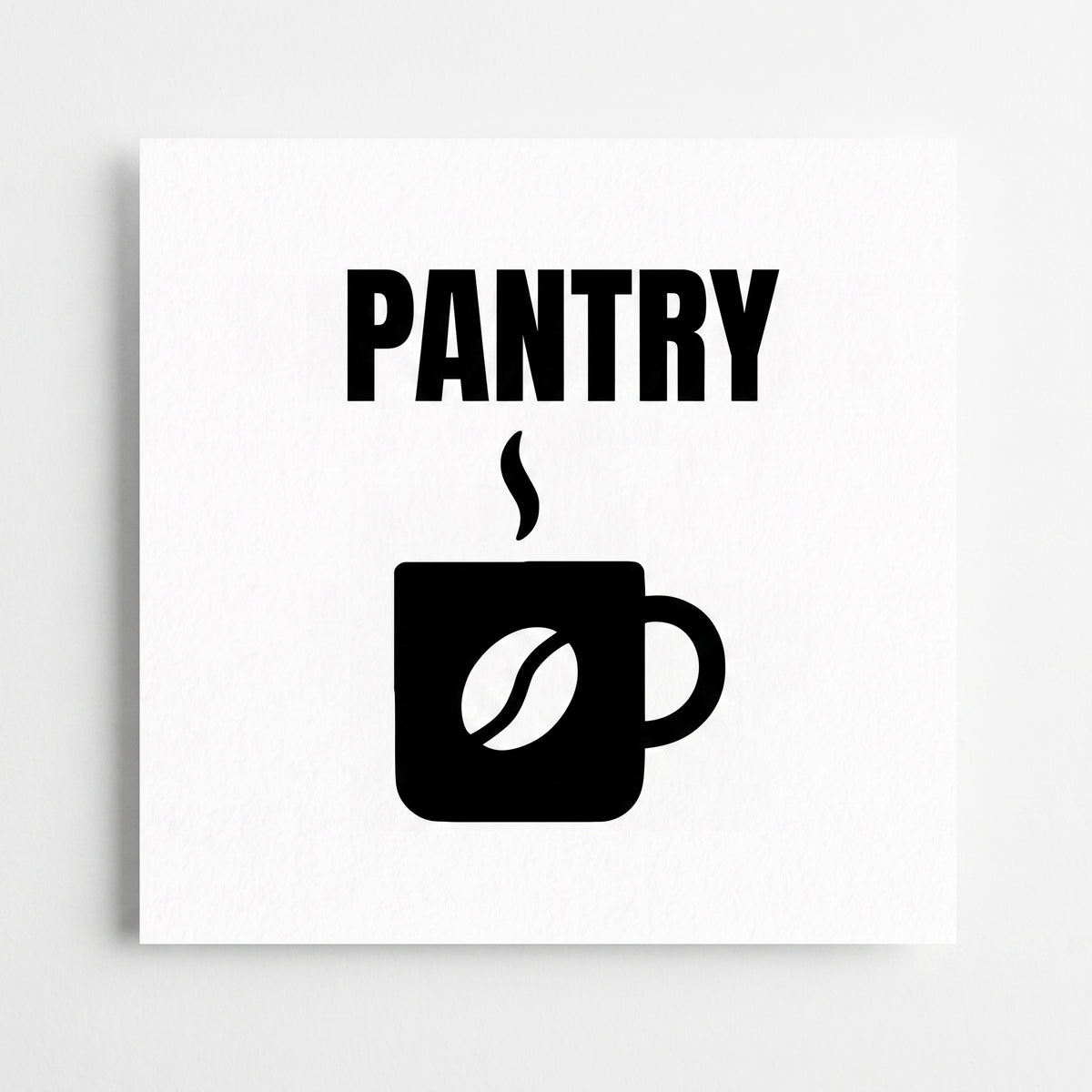 オフィス ドアサイン ウォールステッカー【PANTRY / 給湯室・パントリー】転写タイプ ピクトサイン 15×15cm